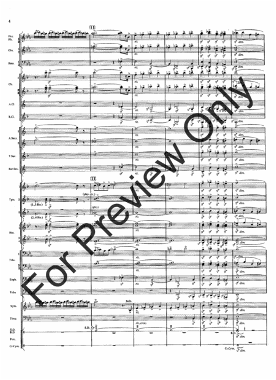 Meramec Rhapsody (Score) Meramec Rhapsody (Score) Concert Band scores gallery preview page 6