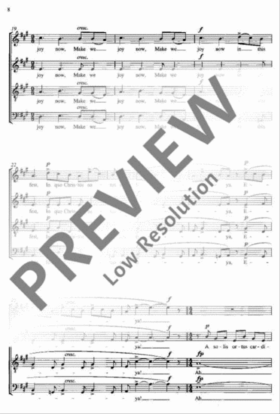 Three Carols Three Carols 4-Part scores gallery preview page 11