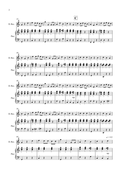 3 Easy Christmas Pieces for Recorder and Piano image number null