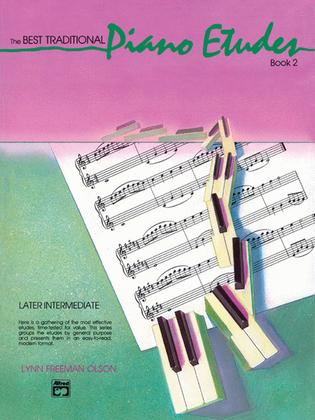 Book cover for Best Traditional Piano Etudes, Book 2