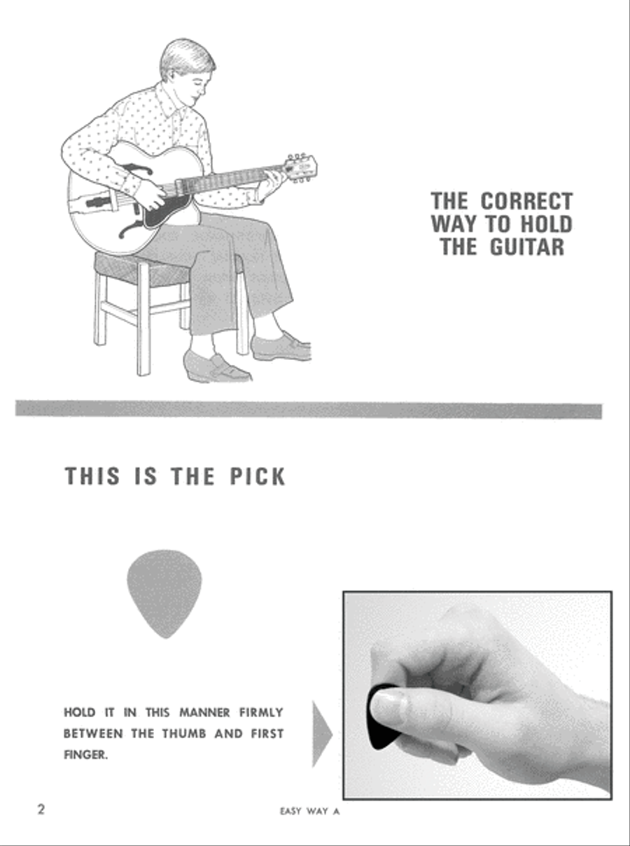 Easy Way to Guitar A Acoustic Guitar scores gallery preview page 3