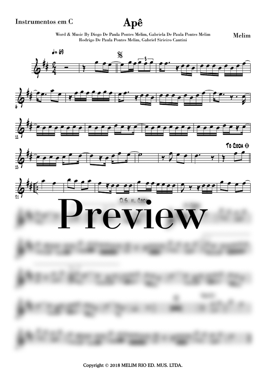 Ape Piccolo scores gallery preview page 1