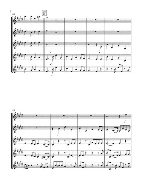 Hallelujah (from "Messiah") (D) (Trumpet Quintet)