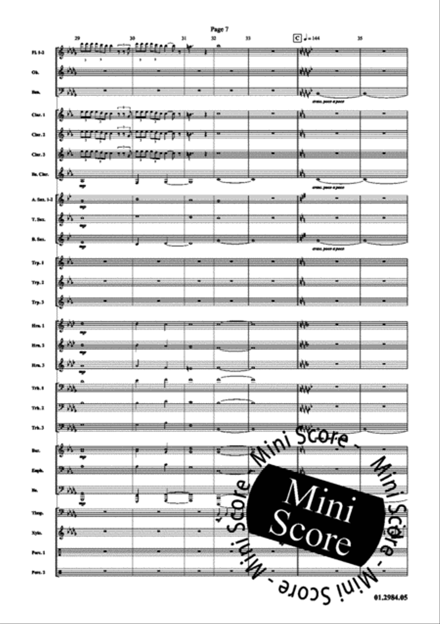 Rood Rood Concert Band scores gallery preview page 11
