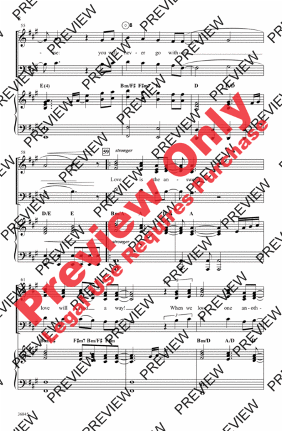Love 4-Part scores gallery preview page 8