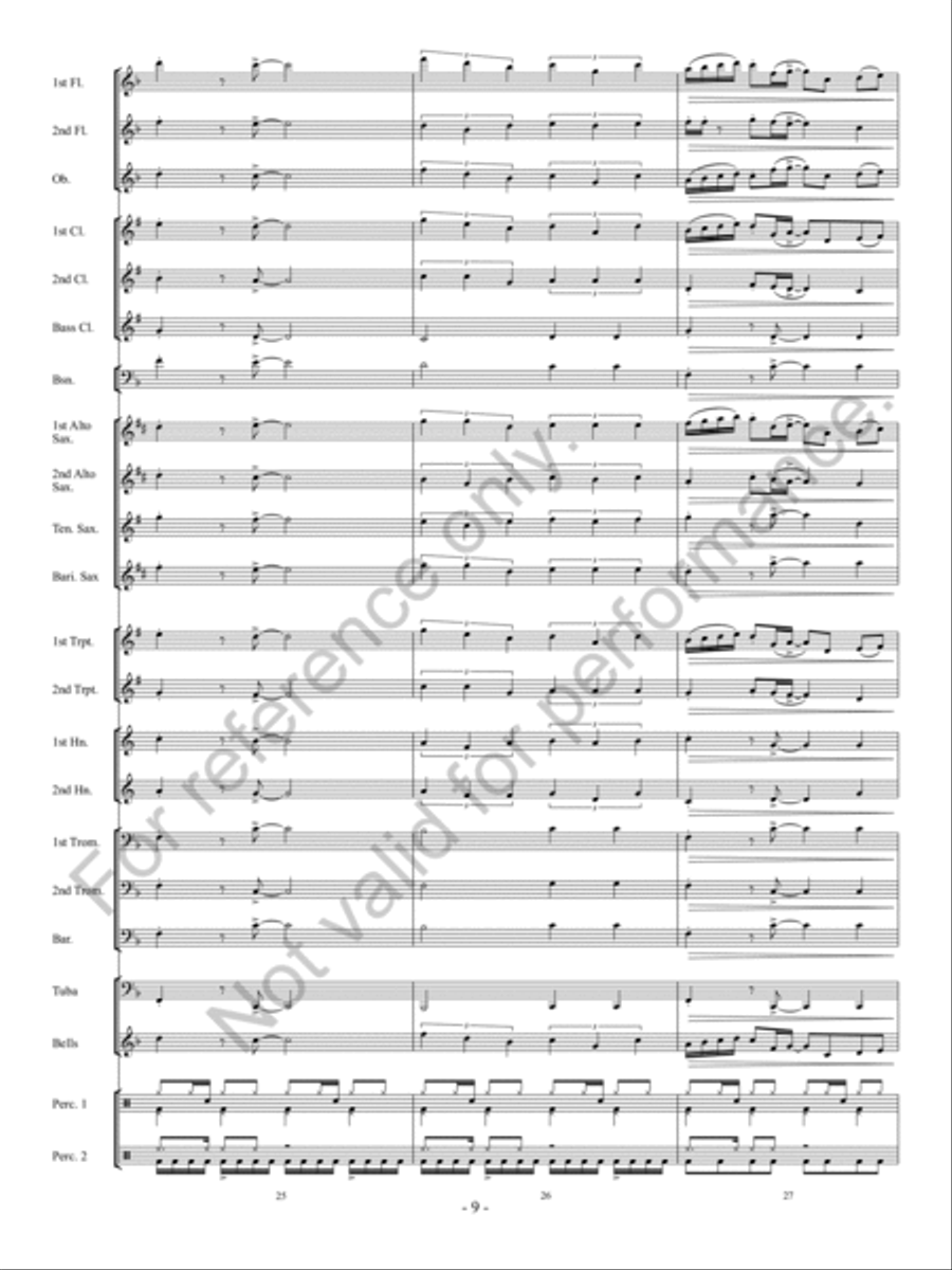 Partay! Concert Band scores gallery preview page 10