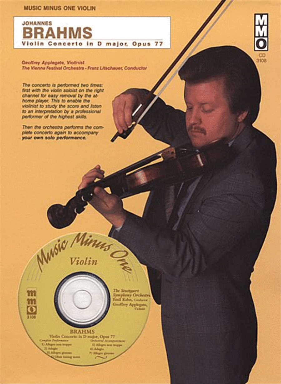 Brahms – Violin Concerto in D Major, Op. 77 Violin Solo scores gallery preview page 1