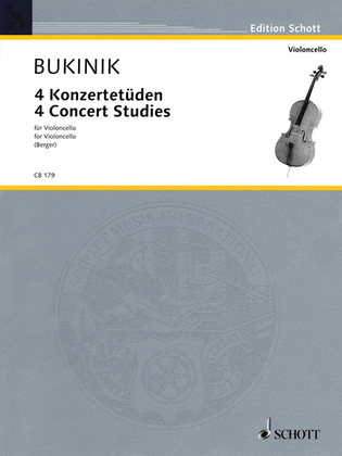 Book cover for 4 Concert Studies