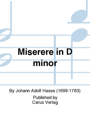 Miserere in D minor