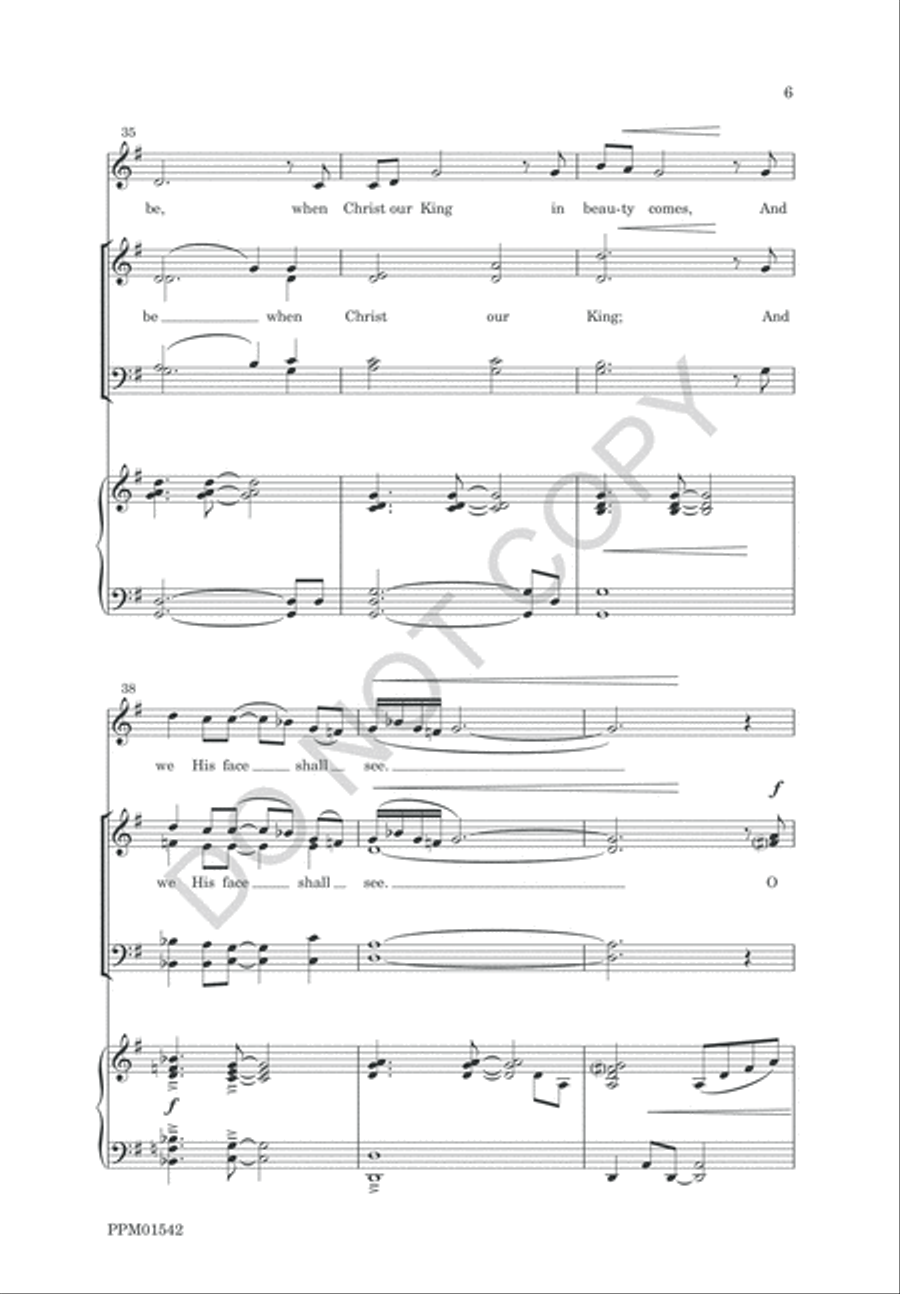 The King Shall Come The King Shall Come 4-Part scores gallery preview page 8