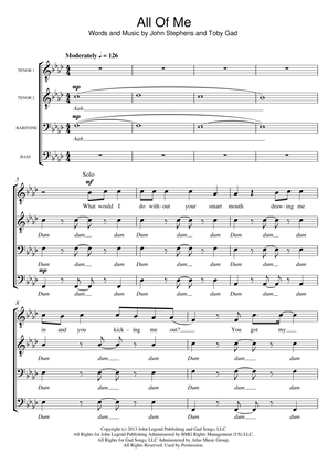 All Of Me (arr. Sam Harrop)