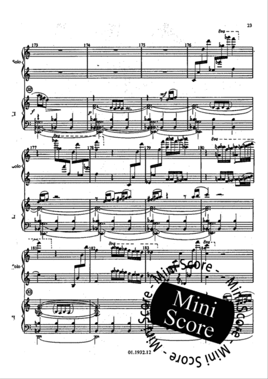 Concert Variations Concert Band scores gallery preview page 25