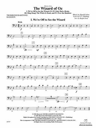 The Wizard of Oz: 1st Trombone