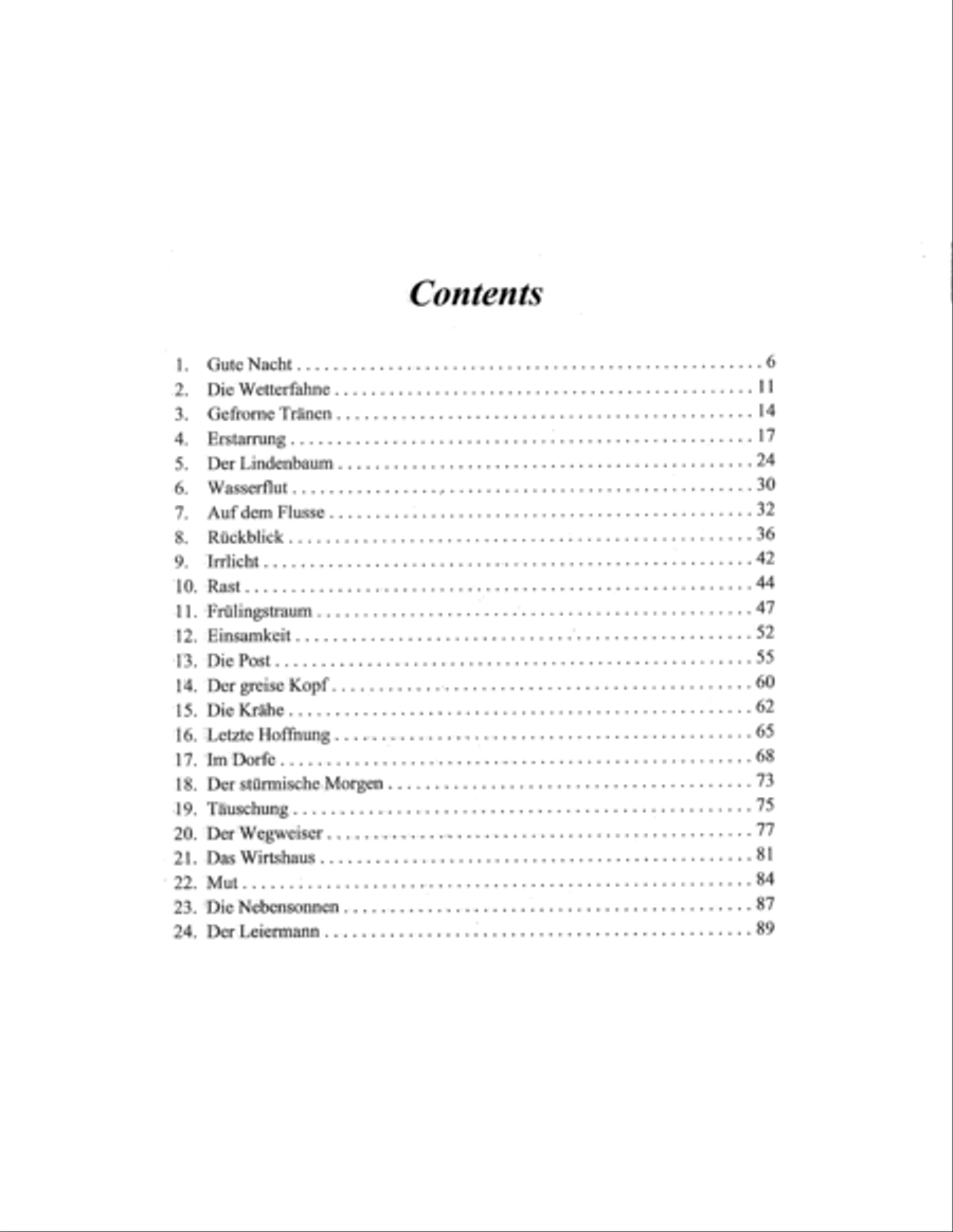 Winterreise Winterreise Medium Voice scores gallery preview page 3