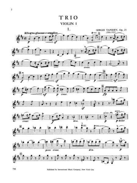 Trio in D major, Op. 21