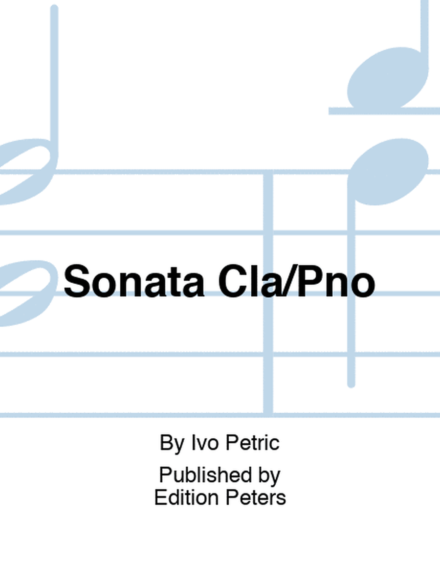 Sonata Cla/Pno