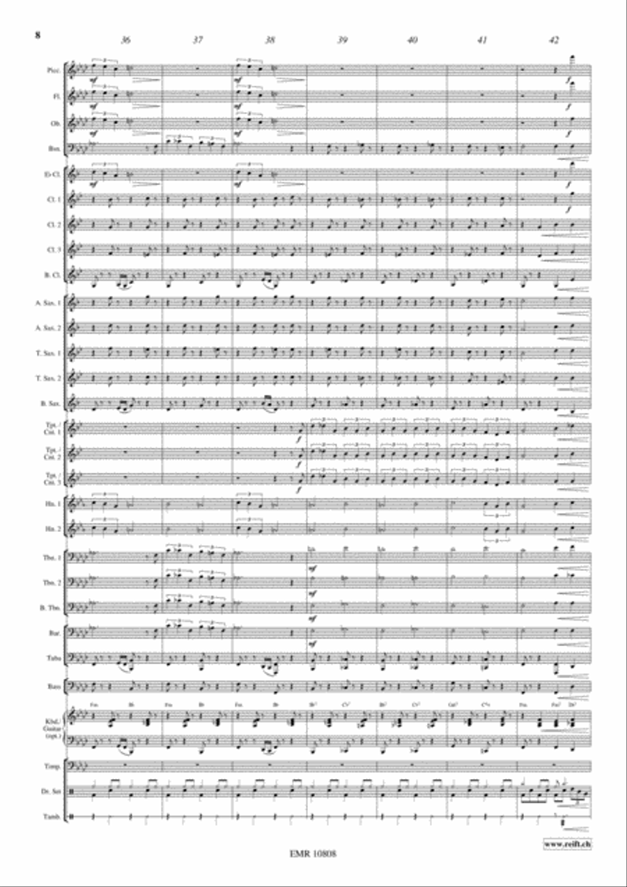 Gershwin Medley Gershwin Medley Concert Band scores gallery preview page 9