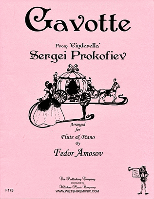 Book cover for Gavotte from "Cinderella" (Avosov)