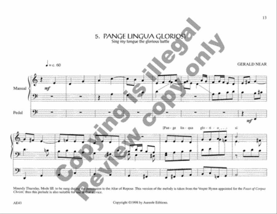 Chantworks, Set II Lent, Passiontide, Easter Organ scores gallery preview page 18
