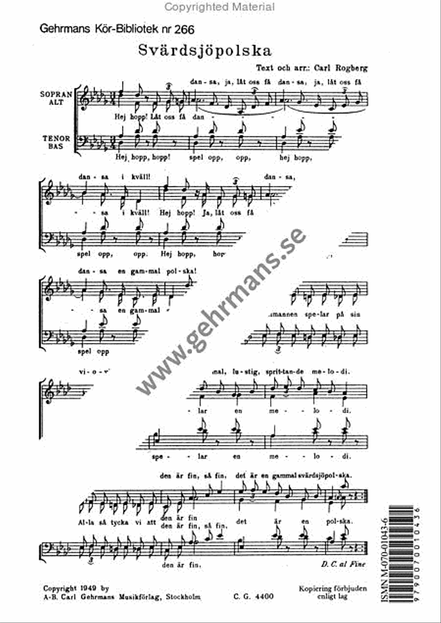 Svardsjopolska 4-Part scores gallery preview page 2