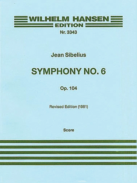 Symphony No. 6 Op. 104 (Score)