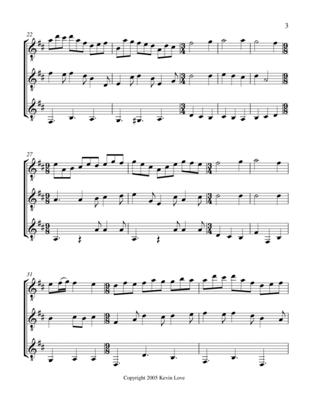 Jesu, Joy of Man's Desiring (Guitar Trio) - Score and Parts image number null