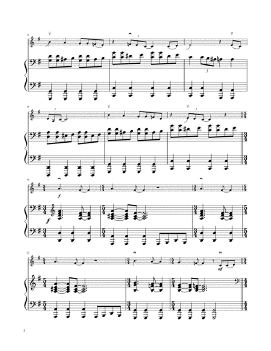 Good Day Sunshine Violin Solo scores gallery preview page 3