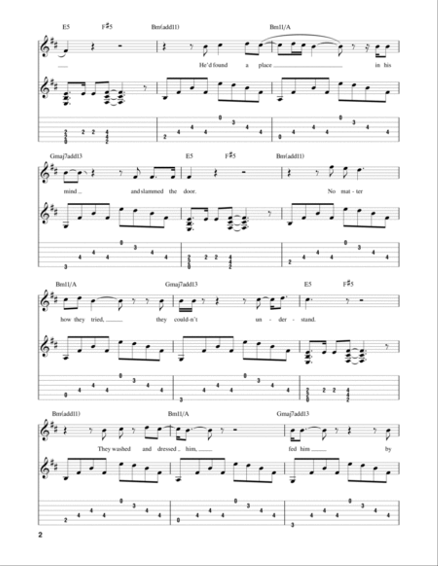 Beyond The Realms Of Death Electric Guitar scores gallery preview page 2