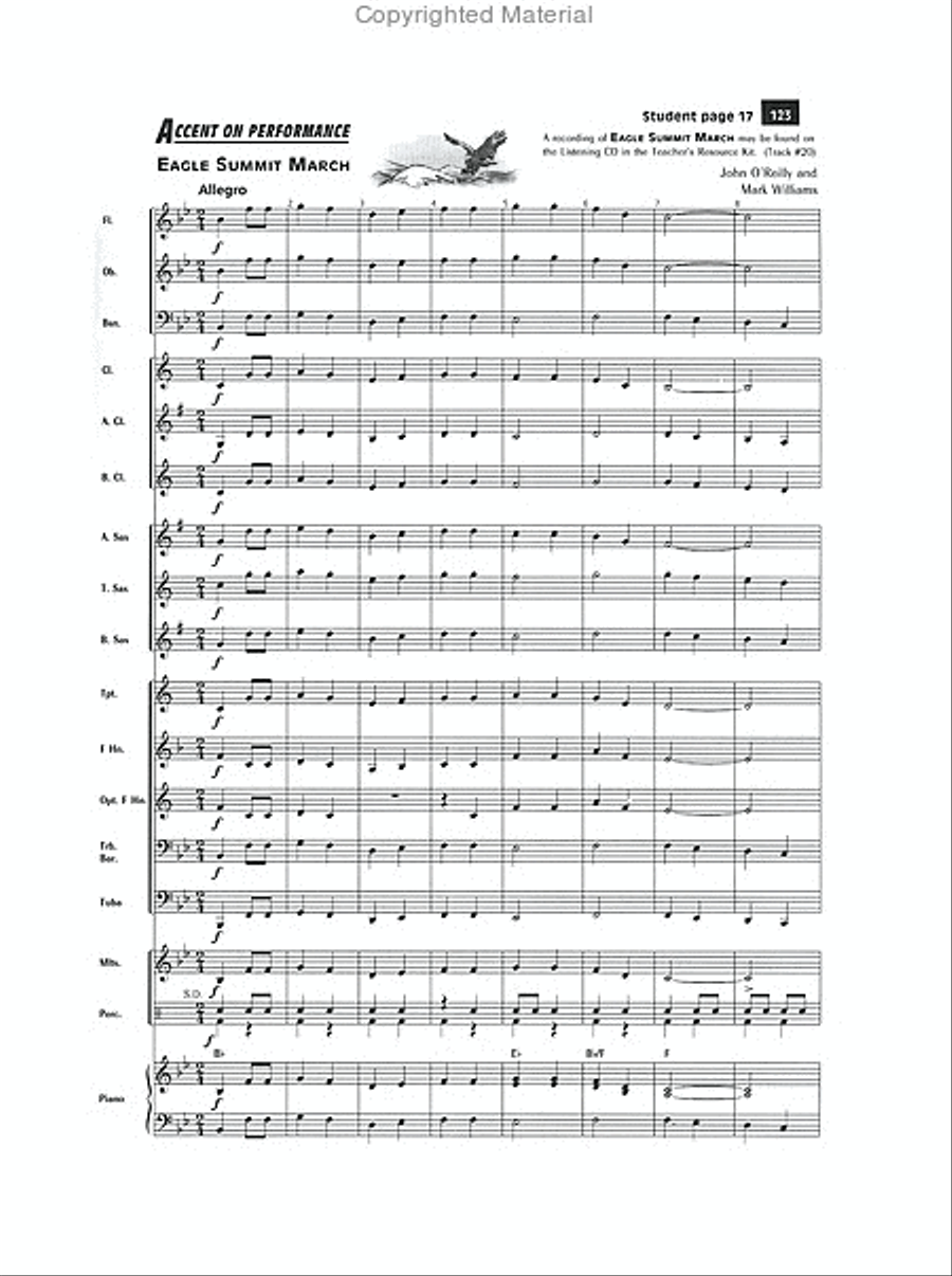 Accent on Achievement, Book 1 Concert Band Methods scores gallery preview page 4