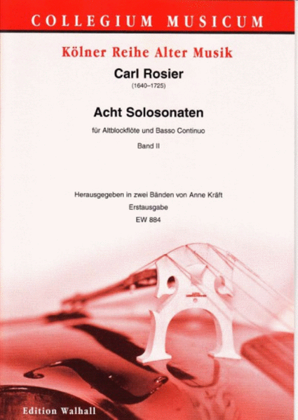 Acht Solosonaten Bd. II