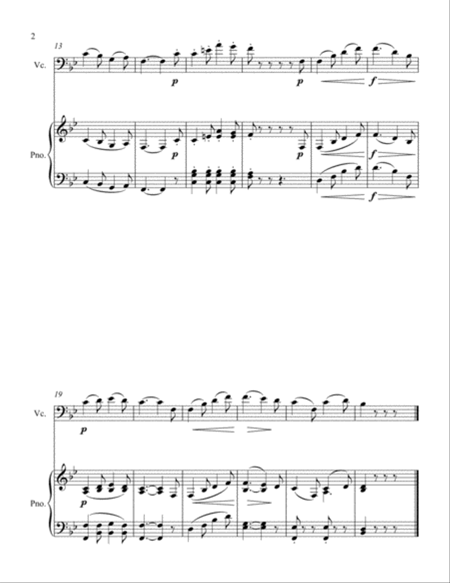 Waidmannslust Piano scores gallery preview page 2