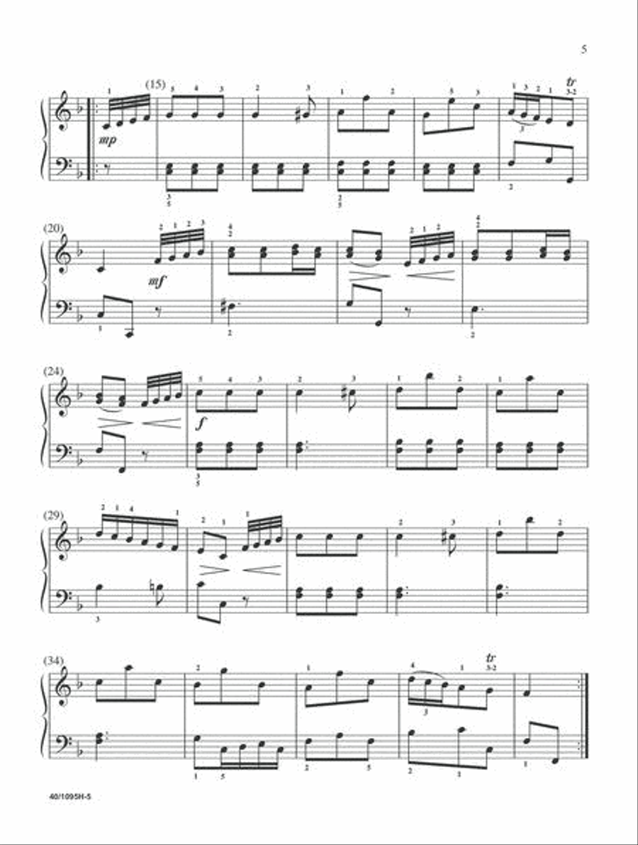 Master Class Series - Level 4 Piano Method scores gallery preview page 5