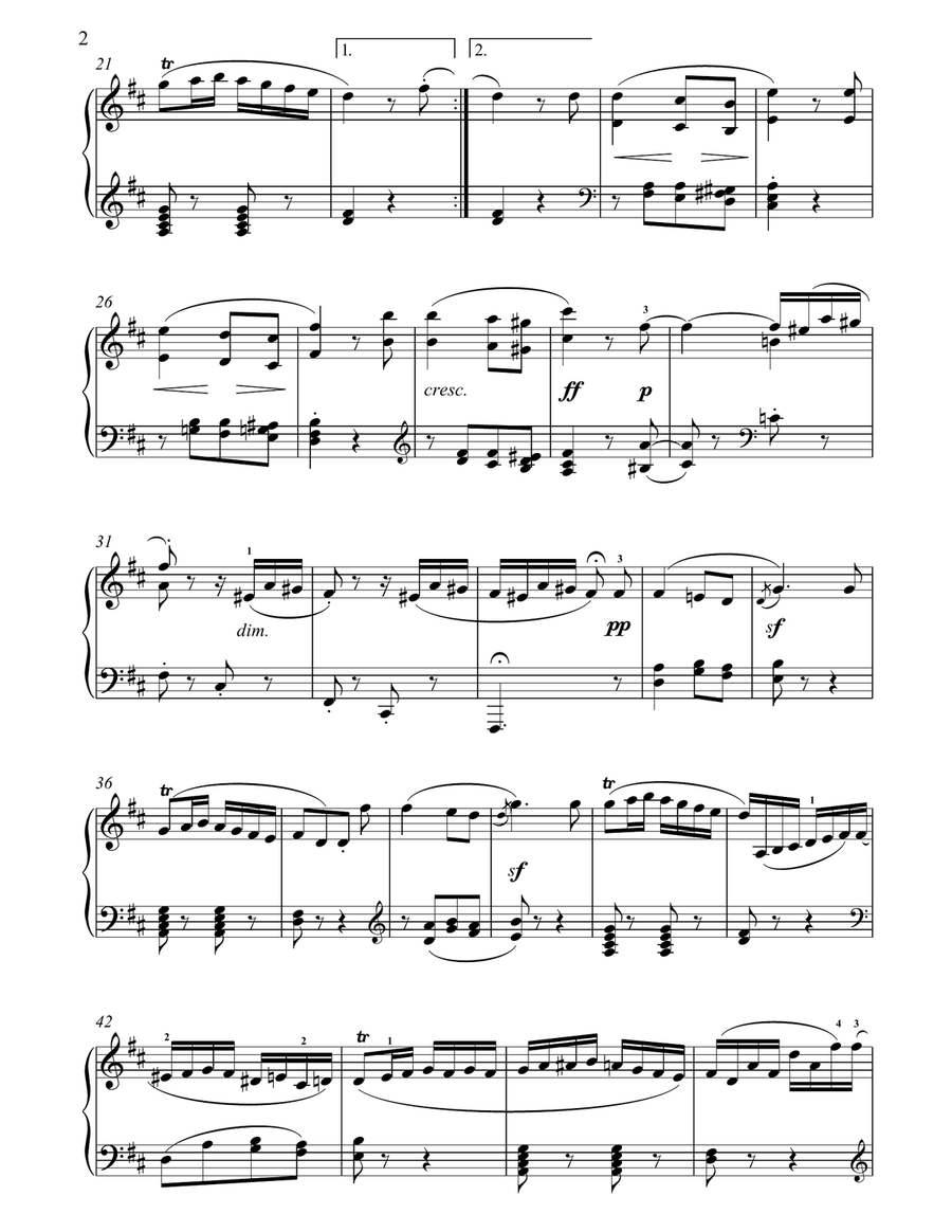 Bagatelle Op.33 No.6 Bagatelle Op.33 No.6 Piano Solo scores gallery preview page 2