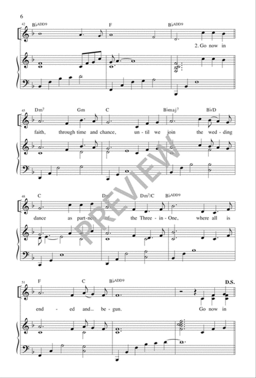 Go Now in Peace Go Now in Peace 3-Part scores gallery preview page 6