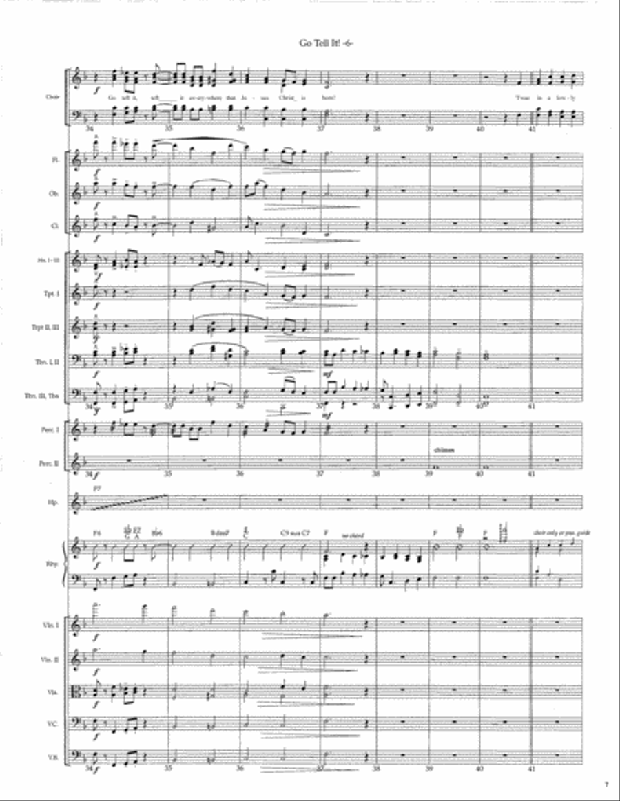 Go Tell It! SSATB scores gallery preview page 8