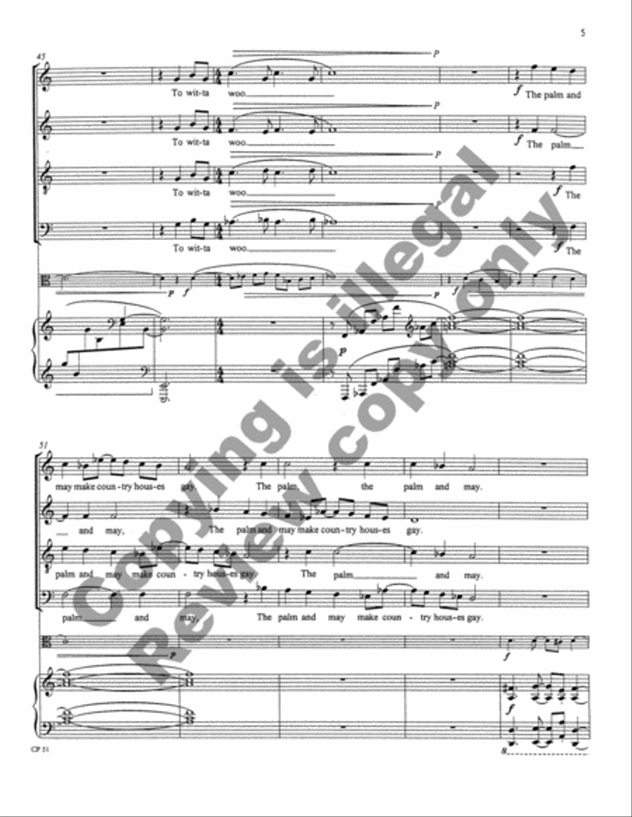 A Song, A Prayer, A Voyage 4-Part scores gallery preview page 34