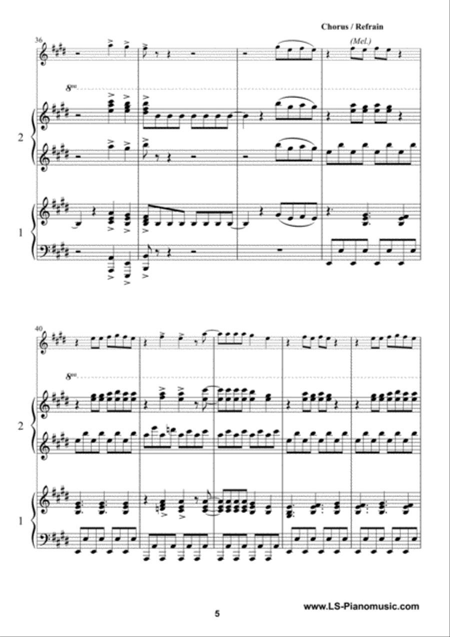 Mamma Mia Flute scores gallery preview page 6