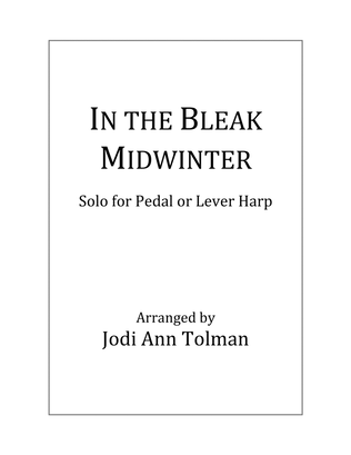 Book cover for In the Bleak Midwinter, Harp Solo