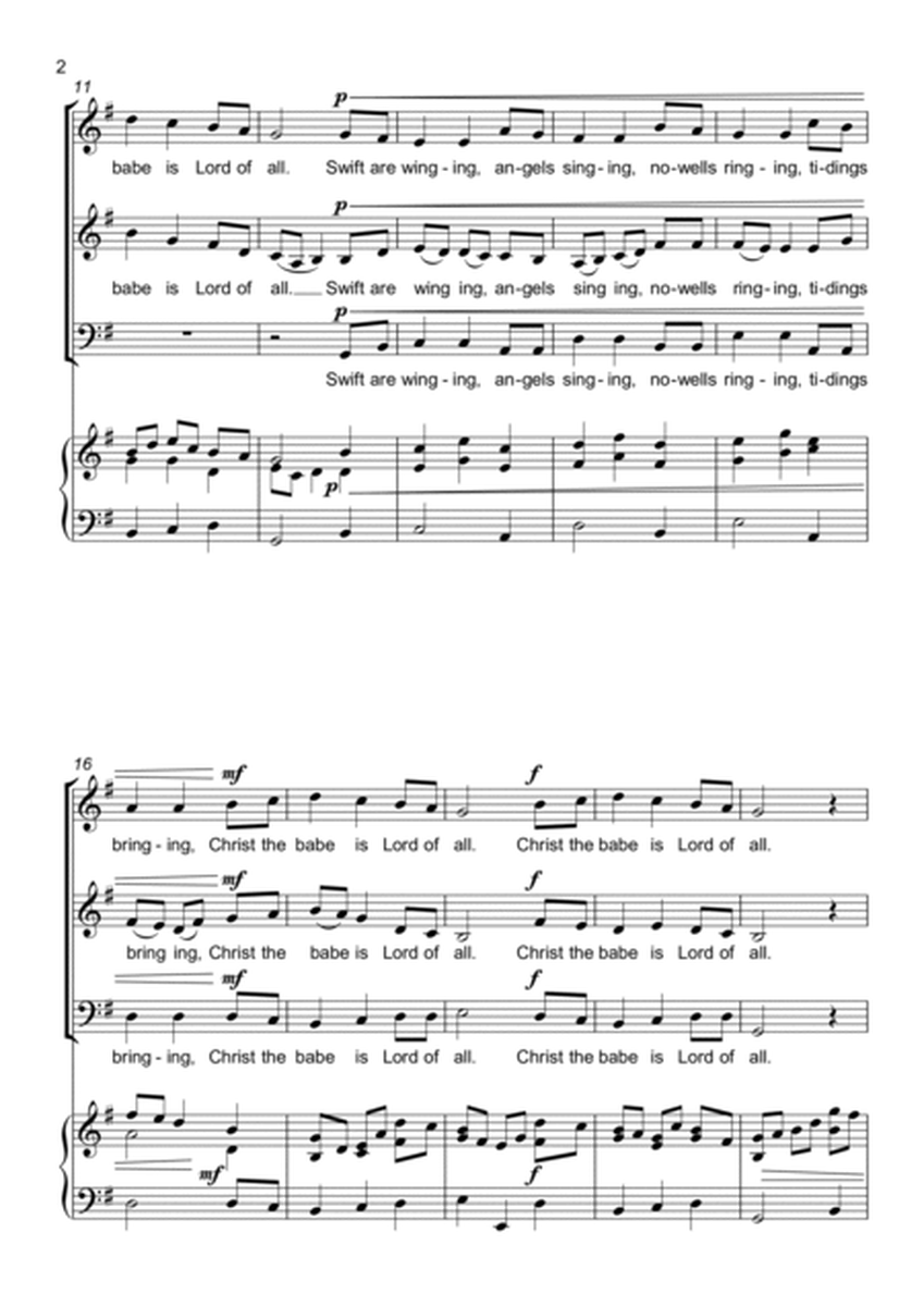 Infant Holy, Infant Lowly - Three part choir - SAB - Upper & Lower Voices image number null