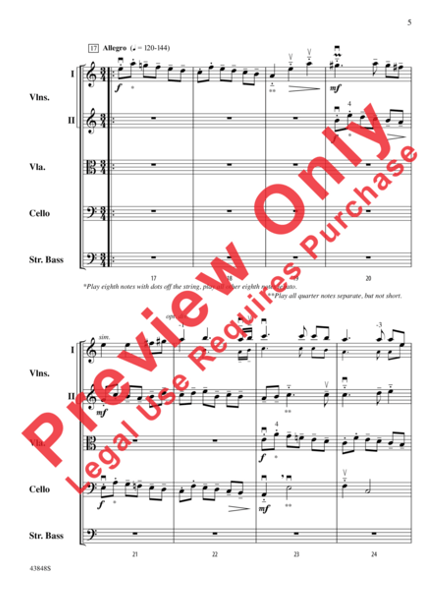 The Gordian Knot Untied The Gordian Knot Untied String Orchestra scores gallery preview page 6