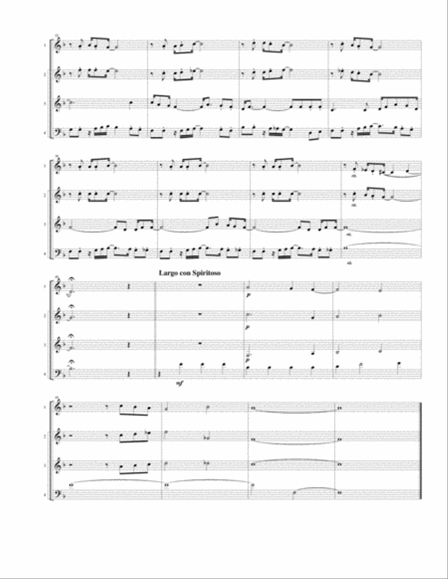 Lonesome Valley Lonesome Valley Brass Ensemble scores gallery preview page 3