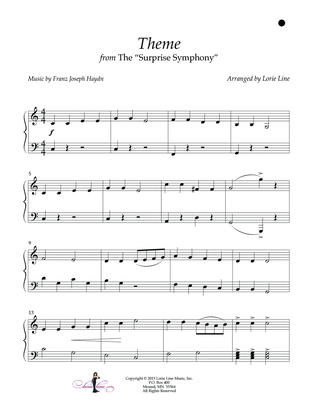Book cover for Theme From The Surprise Symphony
