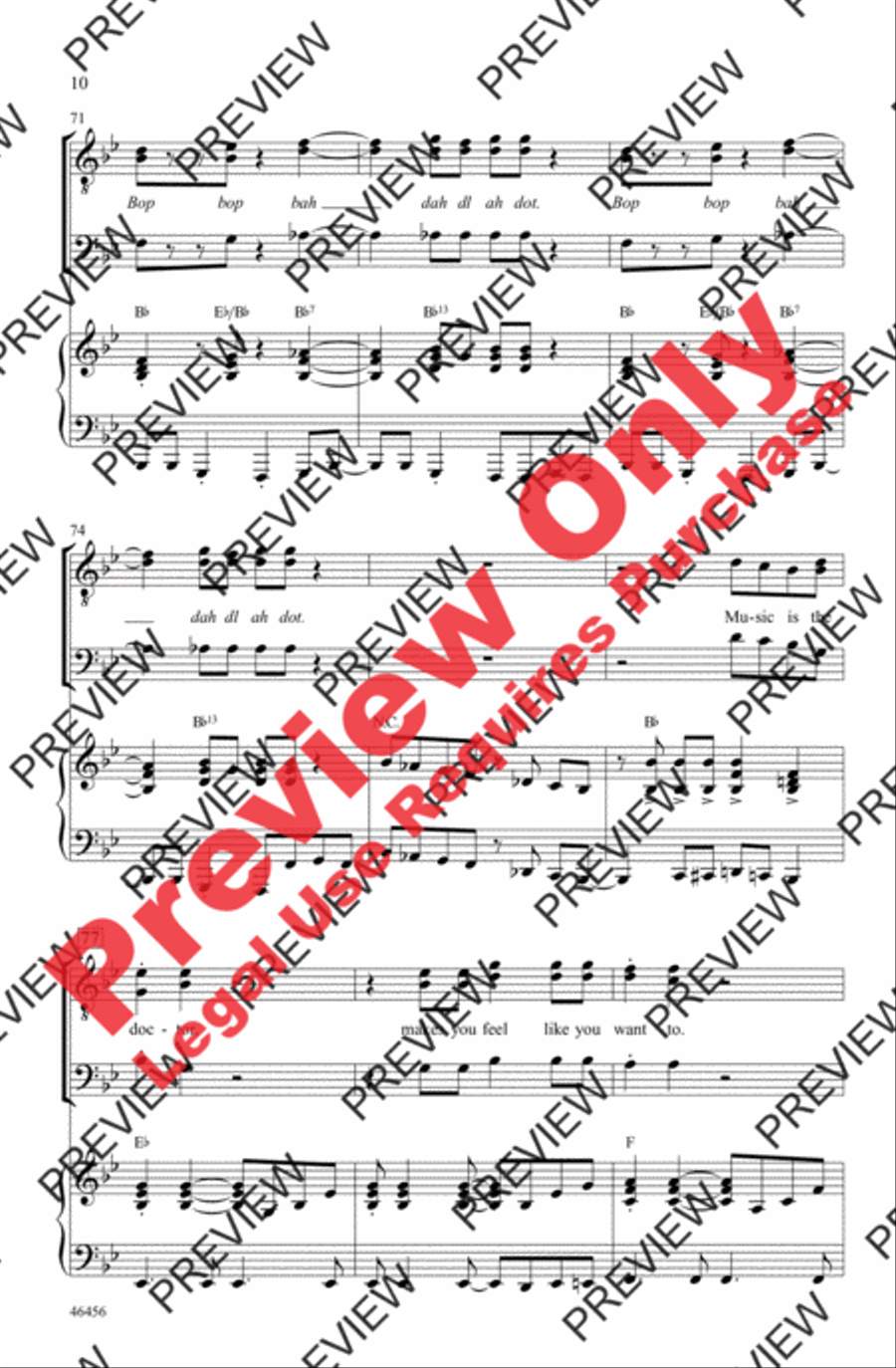 The Doctor Men's Choir scores gallery preview page 10