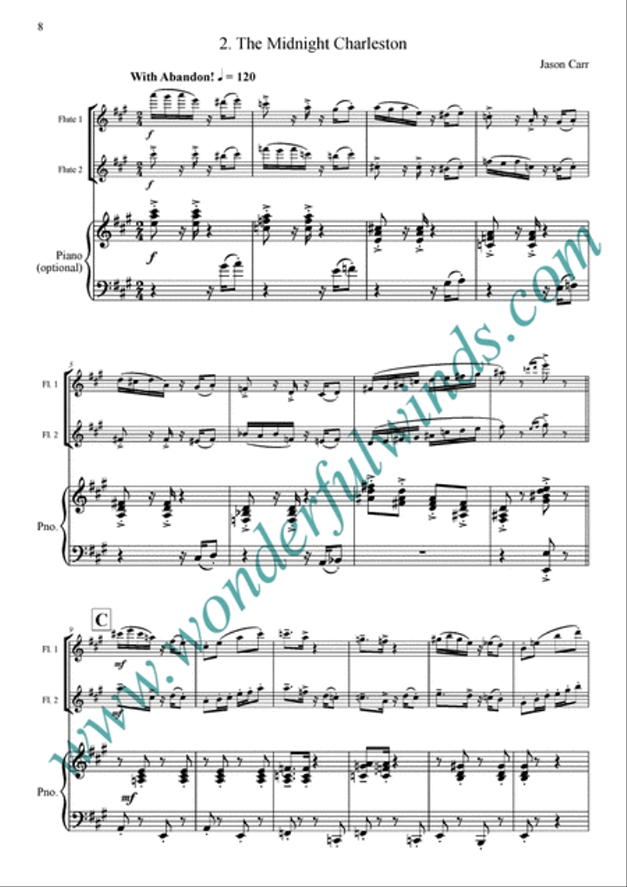 The Roaring Twenties The Roaring Twenties Flute Duet scores gallery preview page 3