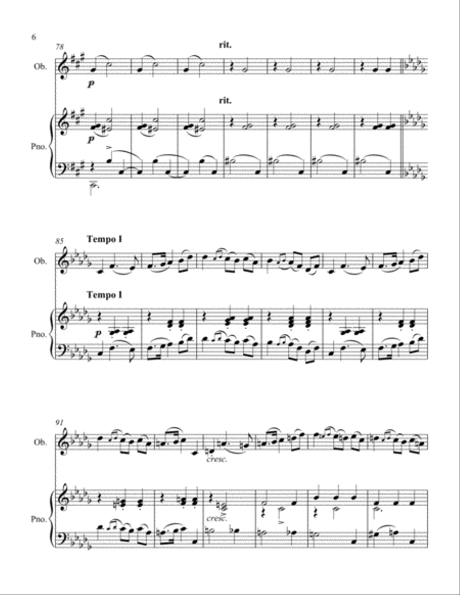 Second Mazurka Piano scores gallery preview page 6