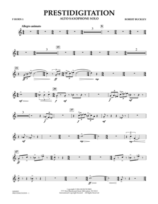 Prestidigitation (Alto Saxophone Solo with Band) - F Horn 1