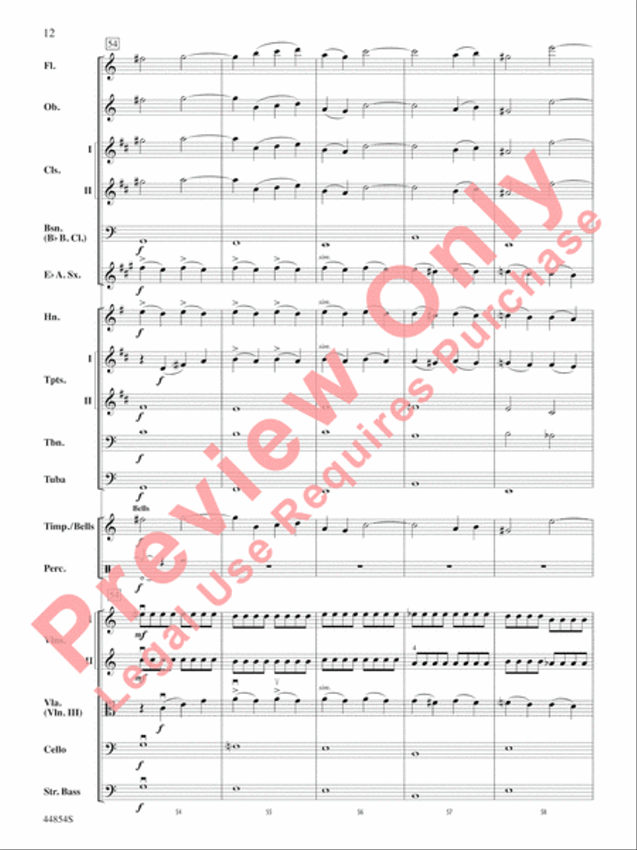 Romeo and Juliet Overture Full Orchestra scores gallery preview page 13