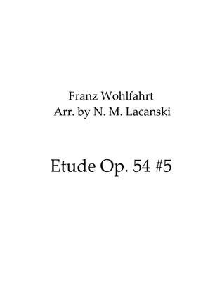Etude Op. 54 #5