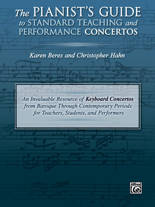 Book cover for The Pianist's Guide to Standard Teaching and Performance Concertos
