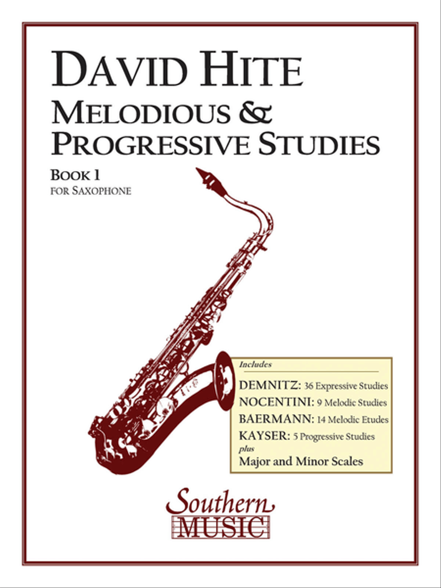 Melodious and Progressive Studies, Book 1 Saxophone scores gallery preview page 1